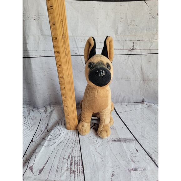 Hero Industries German Sherpard Police Dog Stuffed Plush Animal Toy 8in - Picture 3 of 6